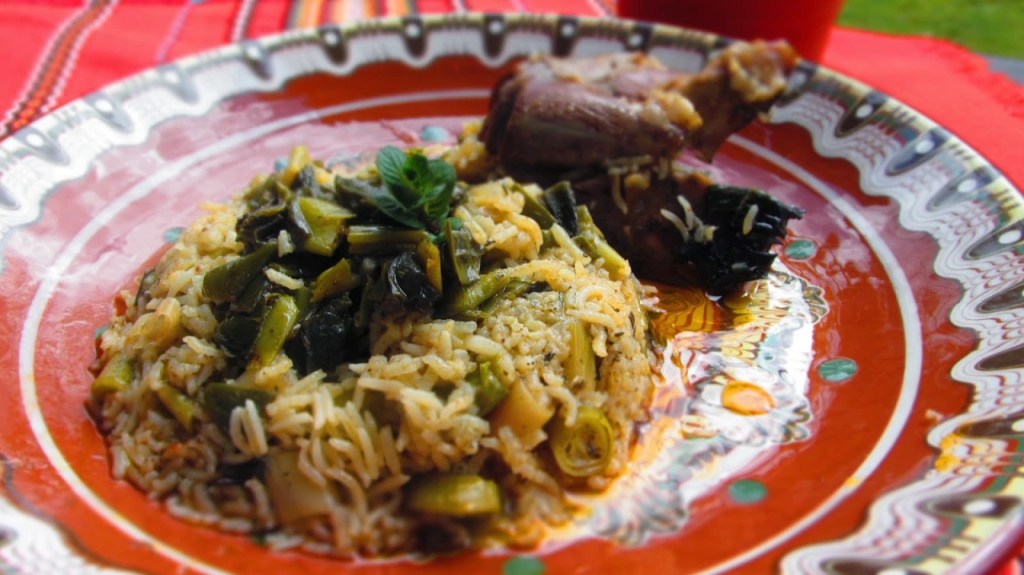 АГНЕШКО БУТЧЕ С ПРЕСЕН ЛУК И&nbsp;ОРИЗ