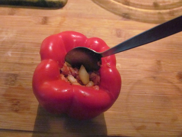 Как се пълнят чушки