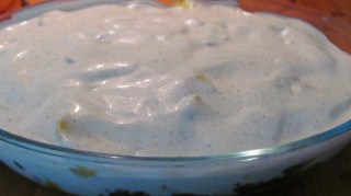 Заливам със сметанов сос