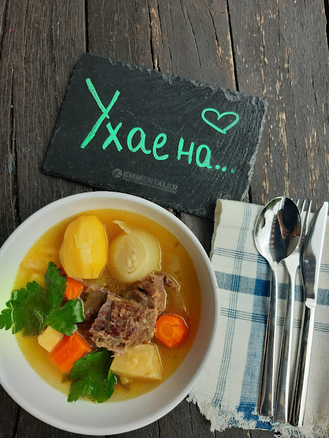 Ухае на рецепта за вкусно телешко варено Bulgarian recipe