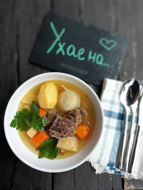 Ухае на рецепта за вкусно телешко варено Bulgarian recipe