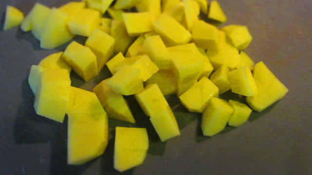 Картофи на кубчета