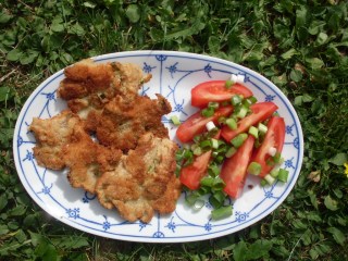 ПАНИРАНА КЛАДНИЦА oder Panierte Austernpilze