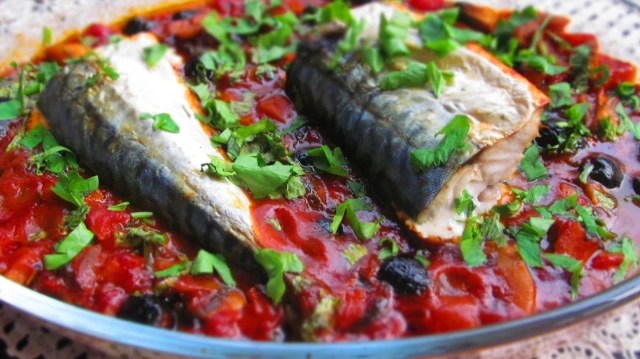 СКУМРИЯ С ГЪБИ