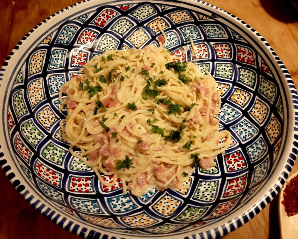 МОИТЕ СПАГЕТИ В СТИЛ КАРБОНАРА ЗА 20&nbsp;МИНУТИ