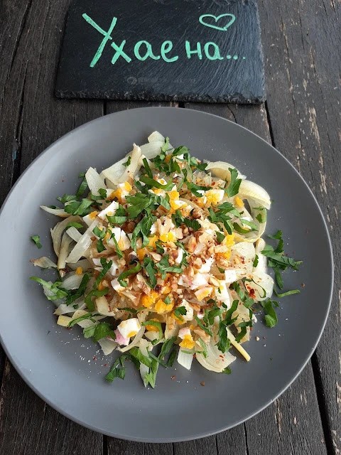 САЛАТА ОТ ПЕЧЕН&nbsp;ЛУК