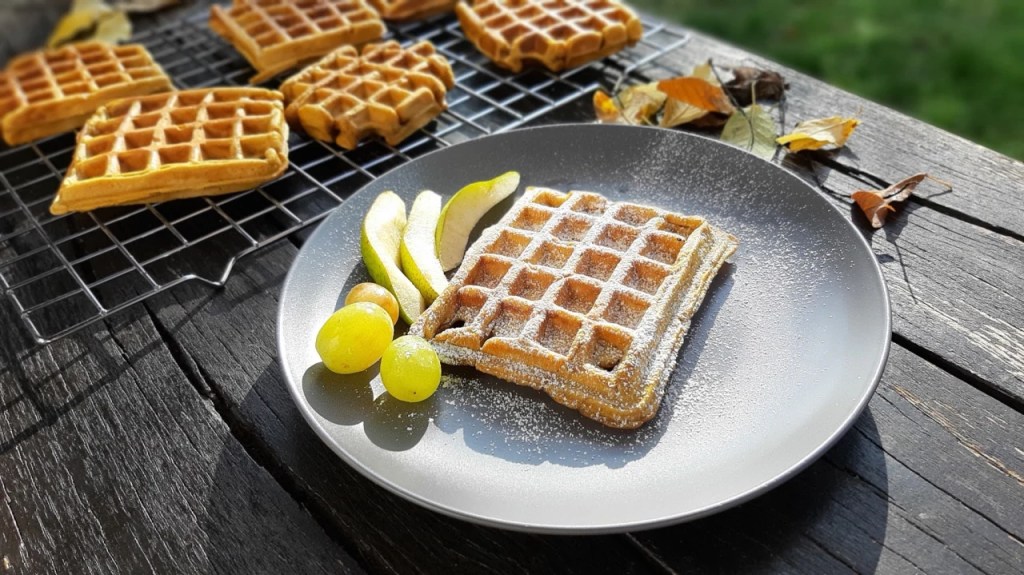 ГОФРЕТИ С ТИКВА&nbsp;Kürbiswaffeln