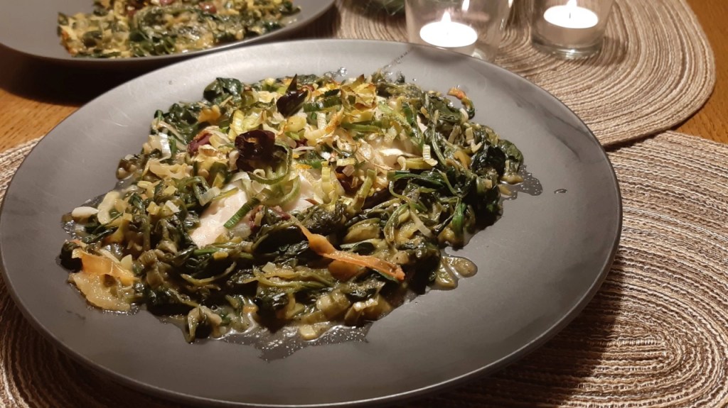 РИБА ХЕК С ГРЕМОЛАТА И СПАНАК Seehecht Low Carb mit&nbsp;Gremolata