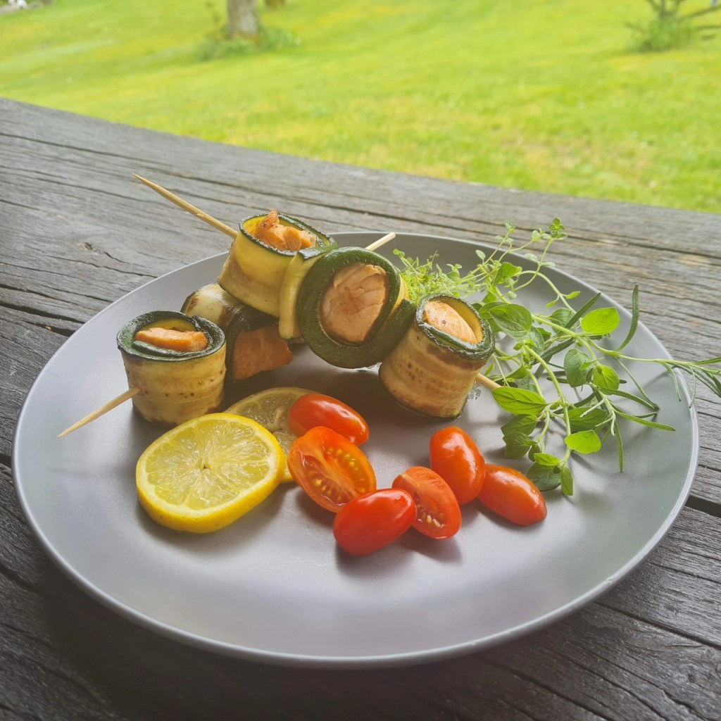 УВИТА В ТИКВИЧКА СЬОМГА НА&nbsp;ШИШЧЕ