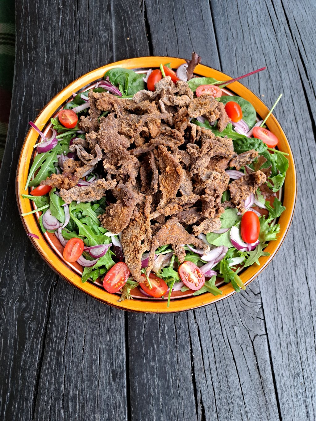 Тава джигер или вкусен пържен дроб Tavada&nbsp;karaciğer