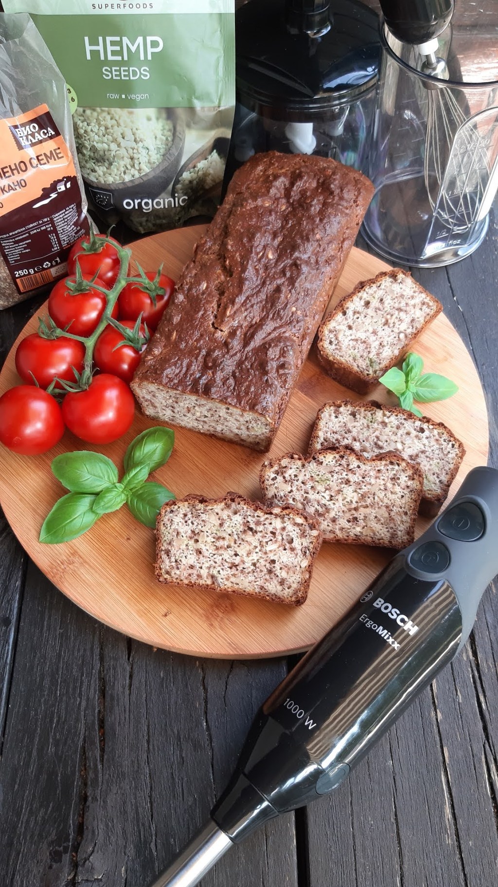 ЗДРАВОСЛОВЕН ХЛЯБ БЕЗ БРАШНО И СЪС СЕМЕНА Kerniges&nbsp;Hanfbrot