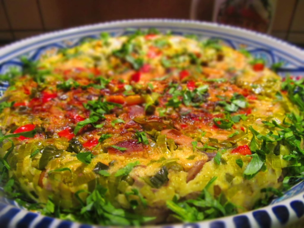 ОМЛЕТ СЪС СВИНСКО МЕСО или ОМЛЕТ ПОД&nbsp;КАПАК