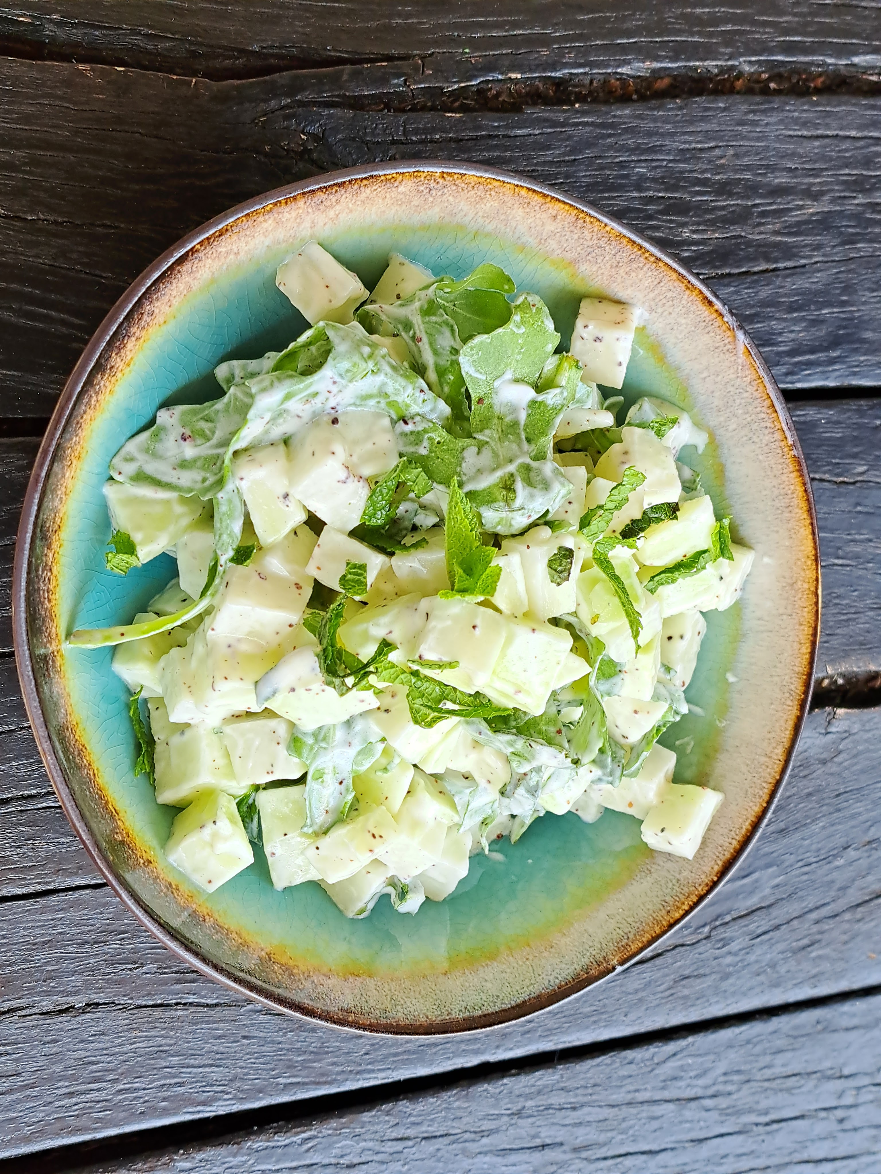 Ухае на... Kohlrabisalat Салата с алабаш