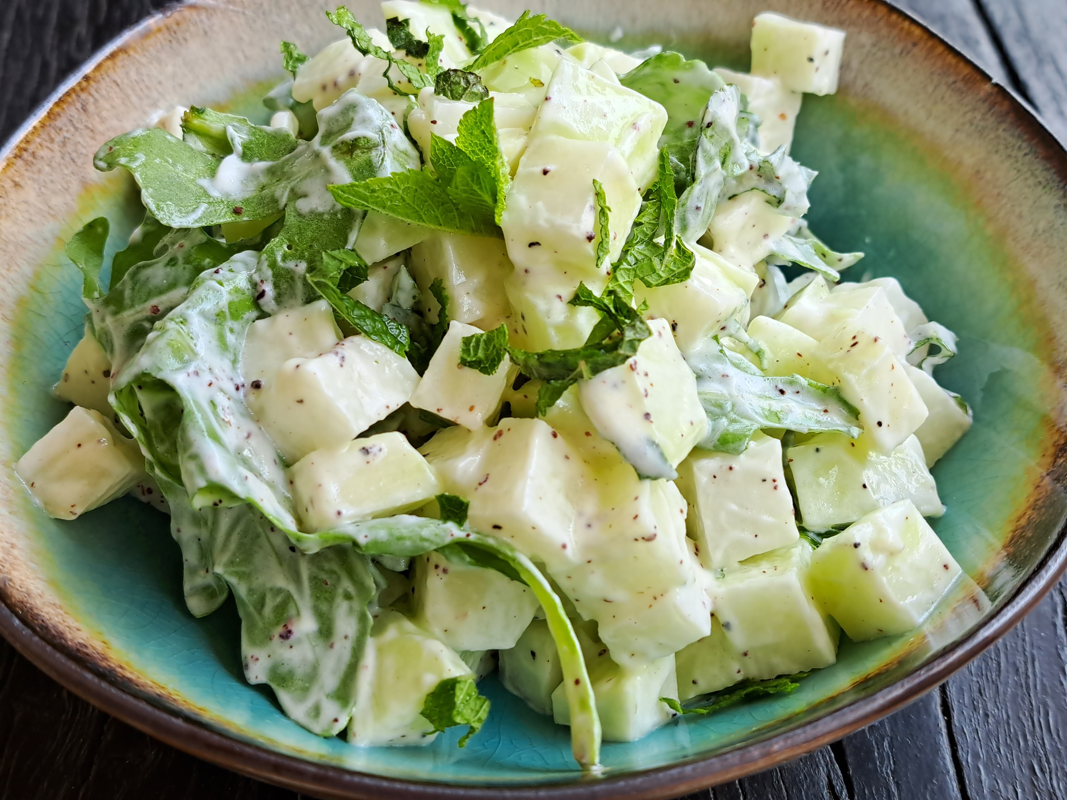 Ухае на... Kohlrabisalat Салата с алабаш