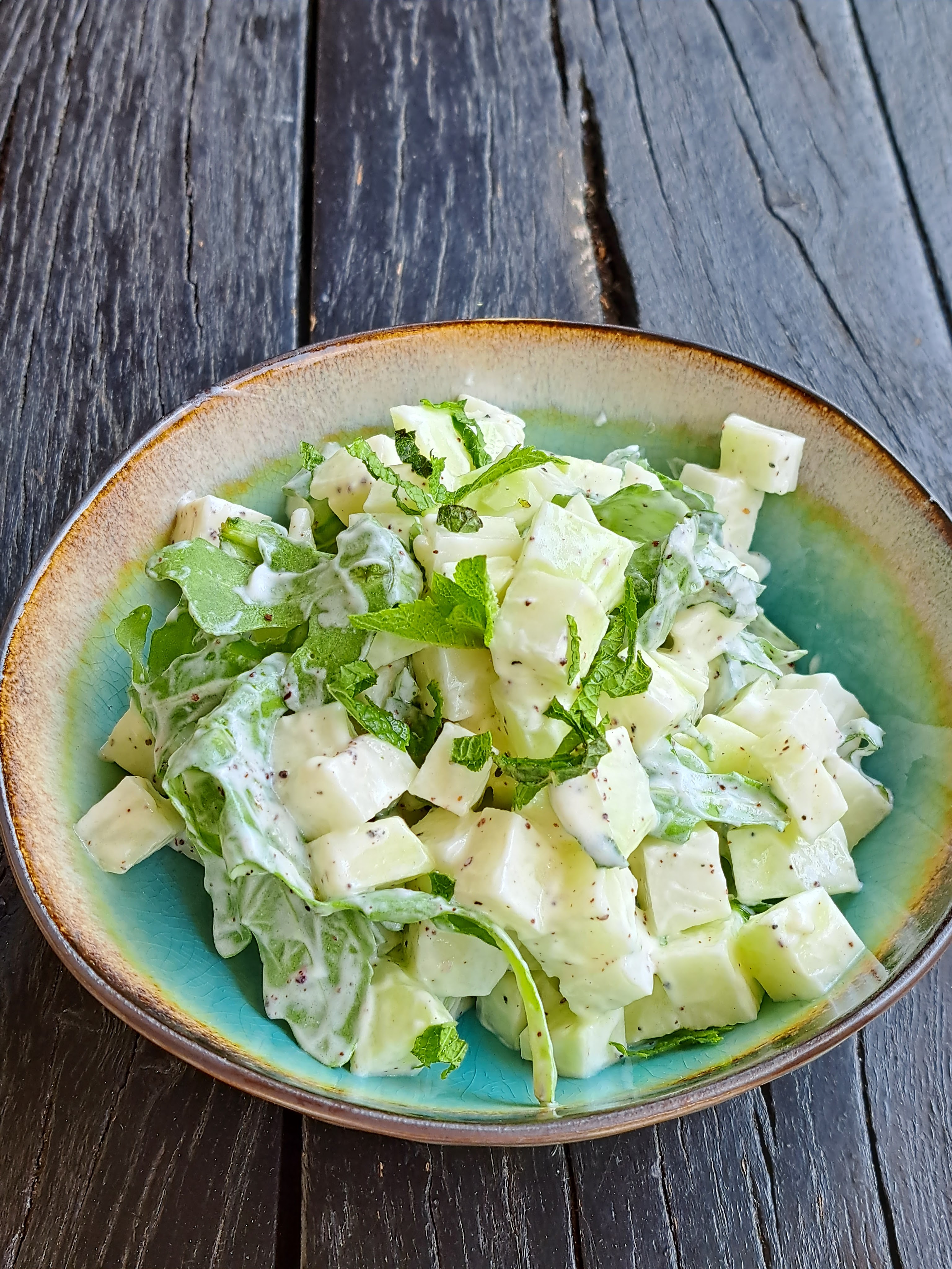 Ухае на... Kohlrabisalat Салата с алабаш