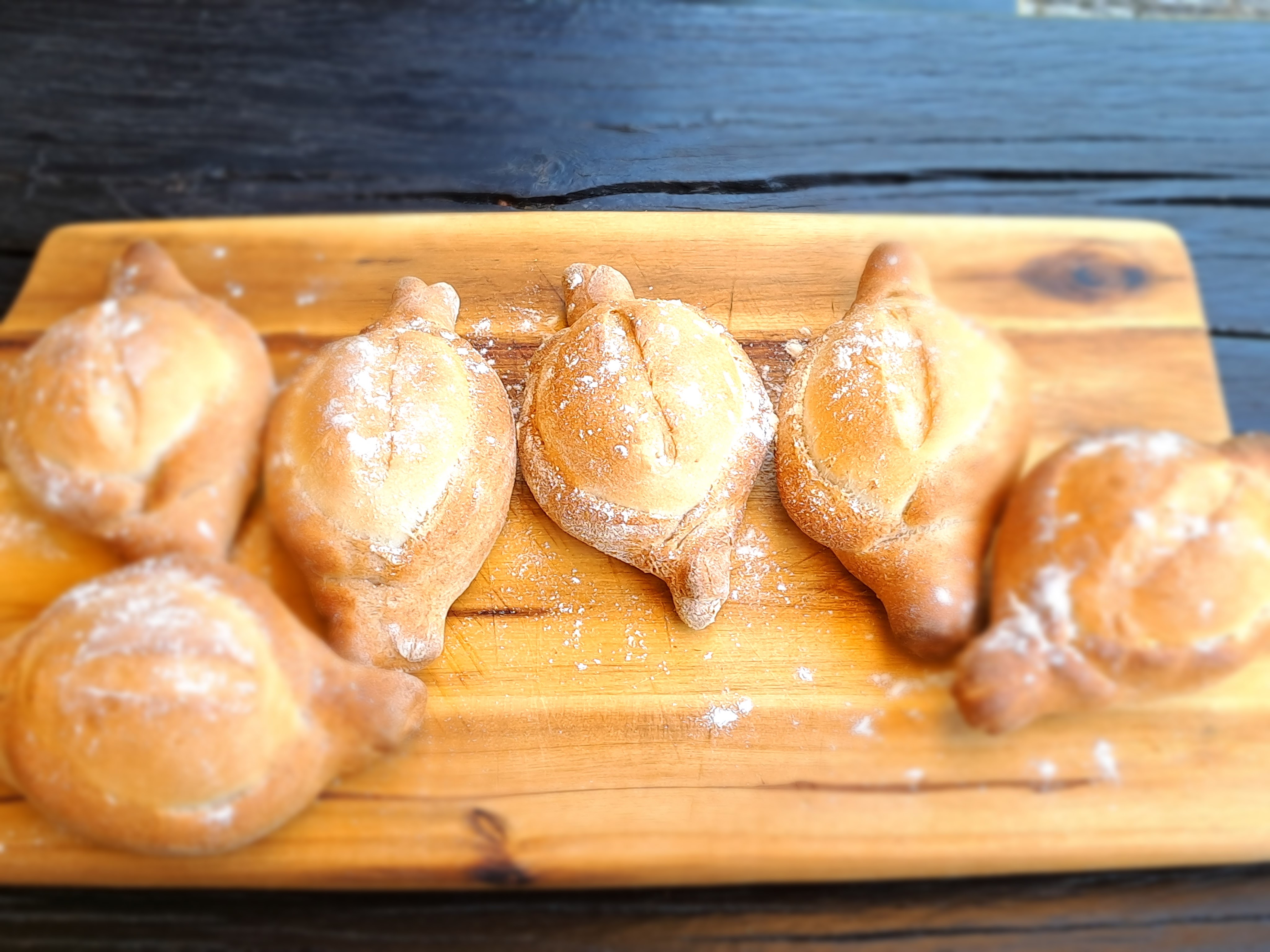 Ухае на...Цървулчета или хлебчета от два вида спелта