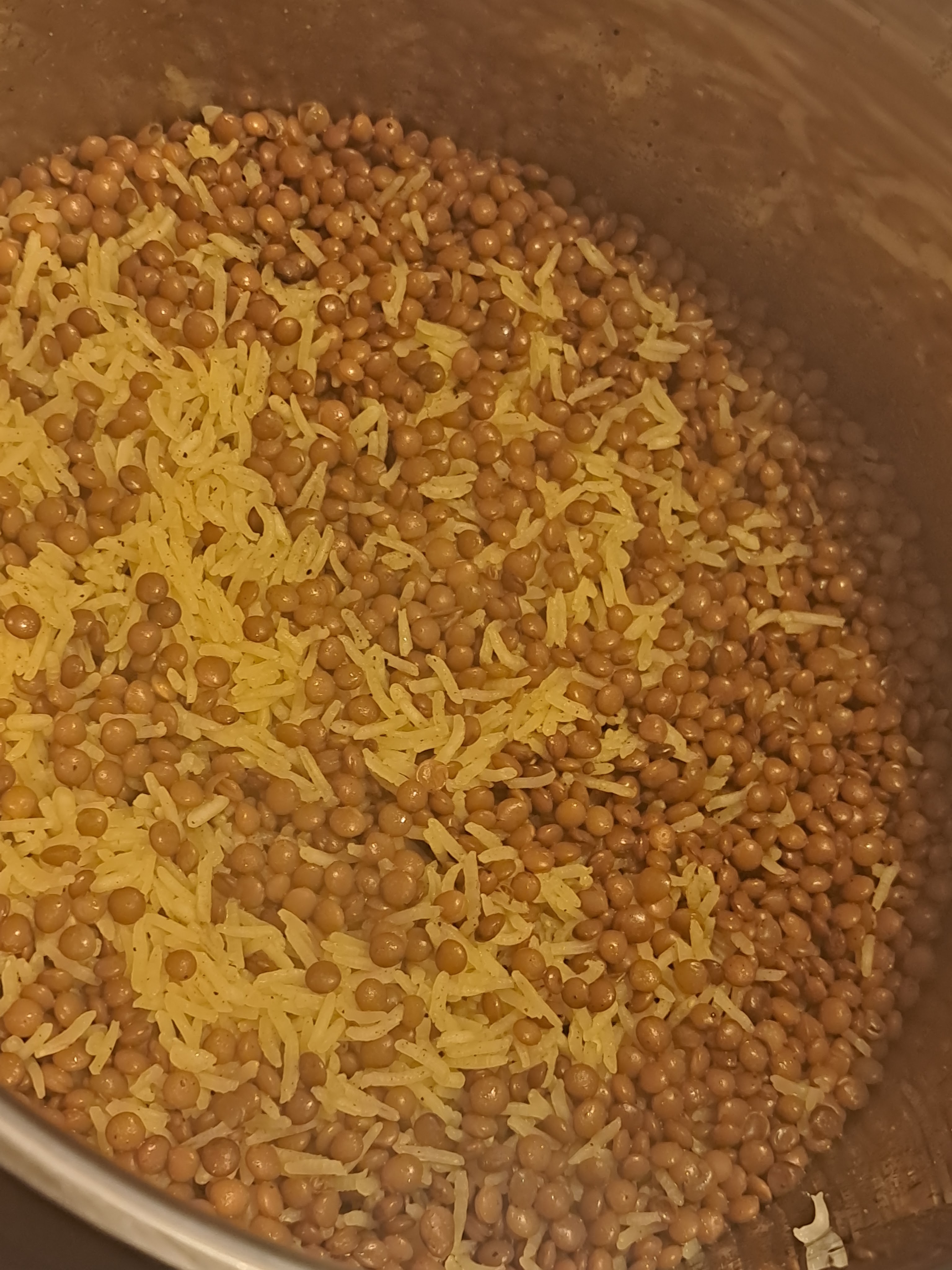 Ухае на... Mejadra Меджадра - арабско ястие с ориз и леща