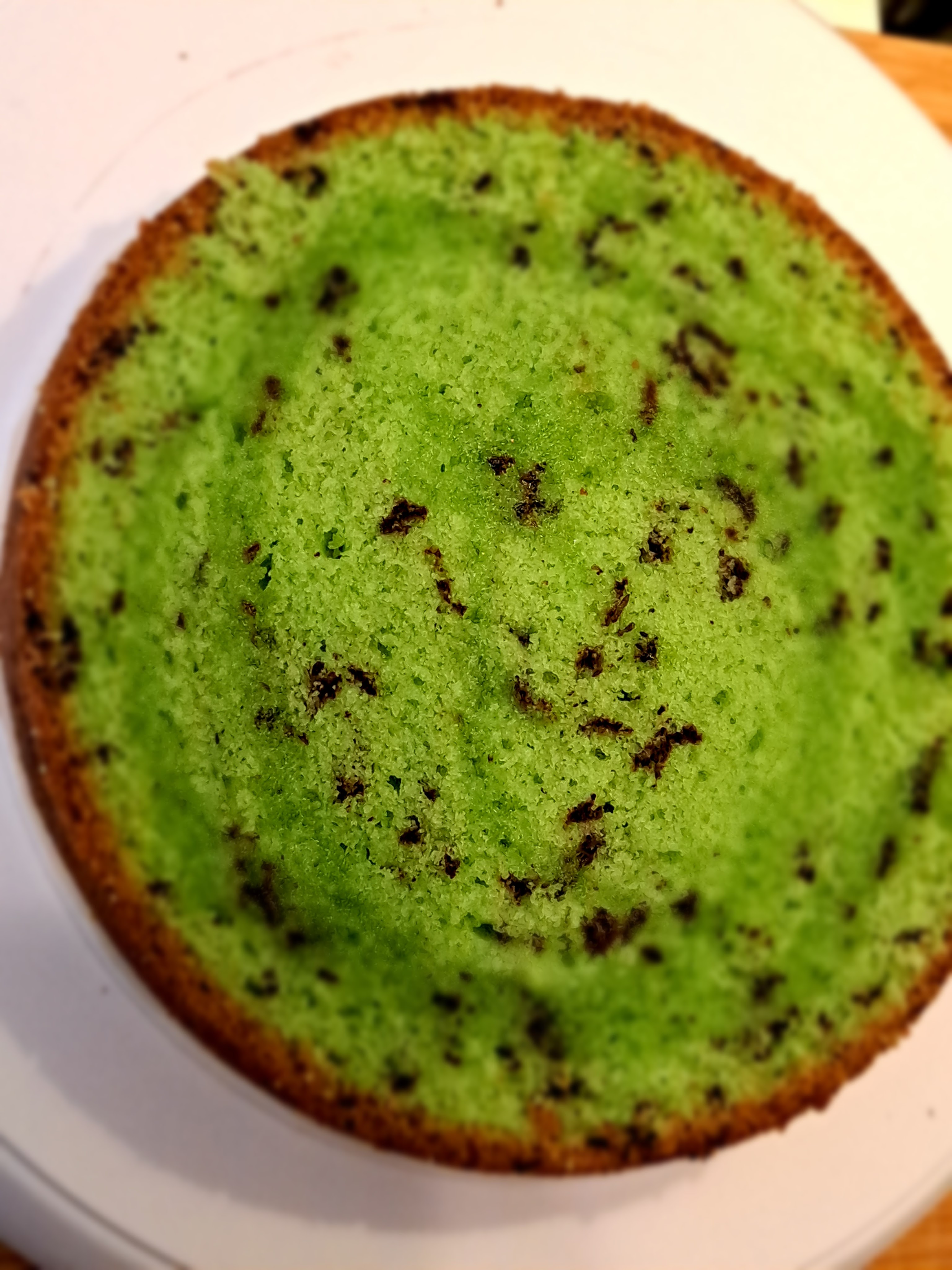 Ухае на...Зелено кадифе страциатела и чийз крем шоколадов мус