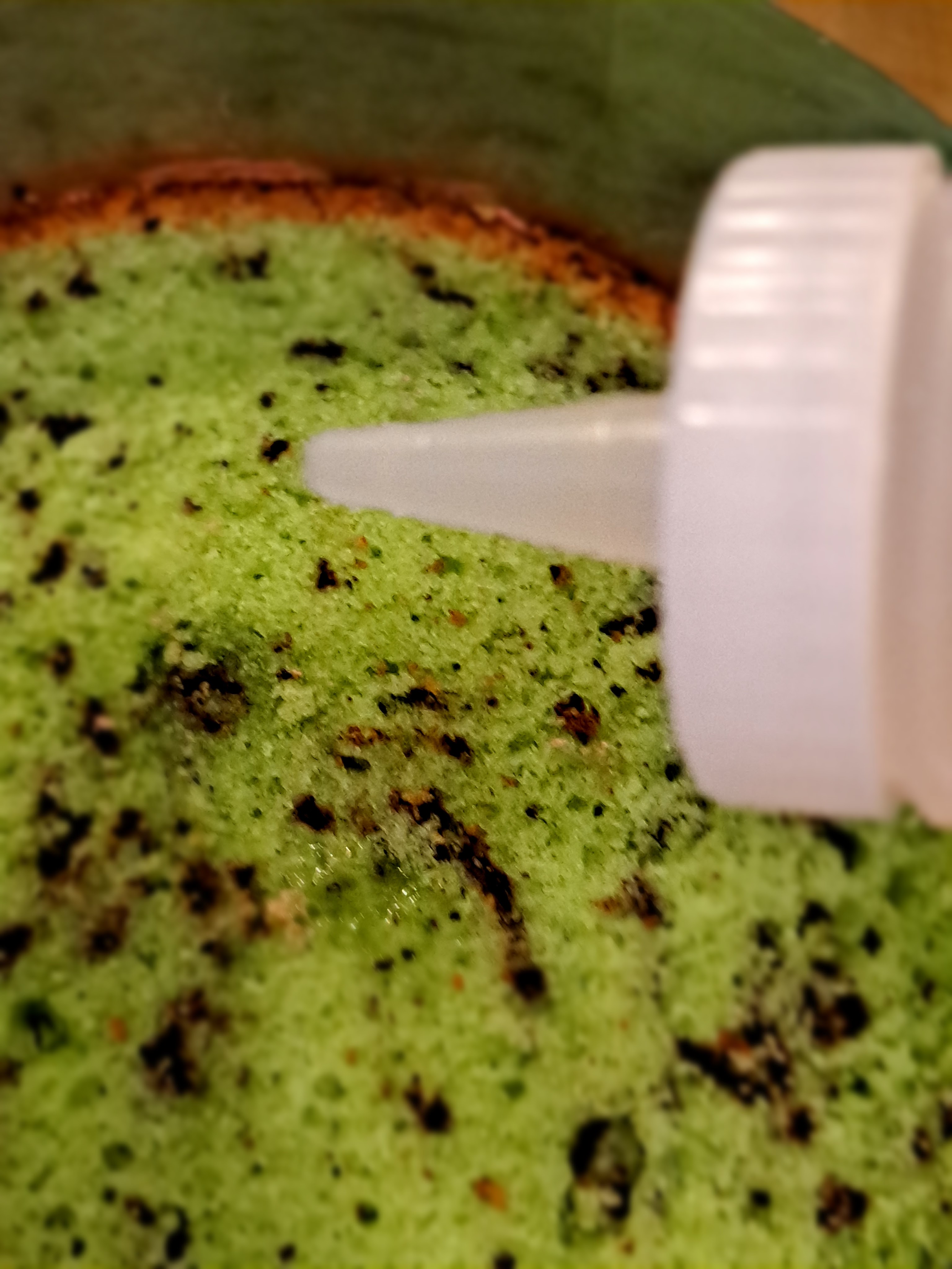 Ухае на...Зелено кадифе страциатела и чийз крем шоколадов мус