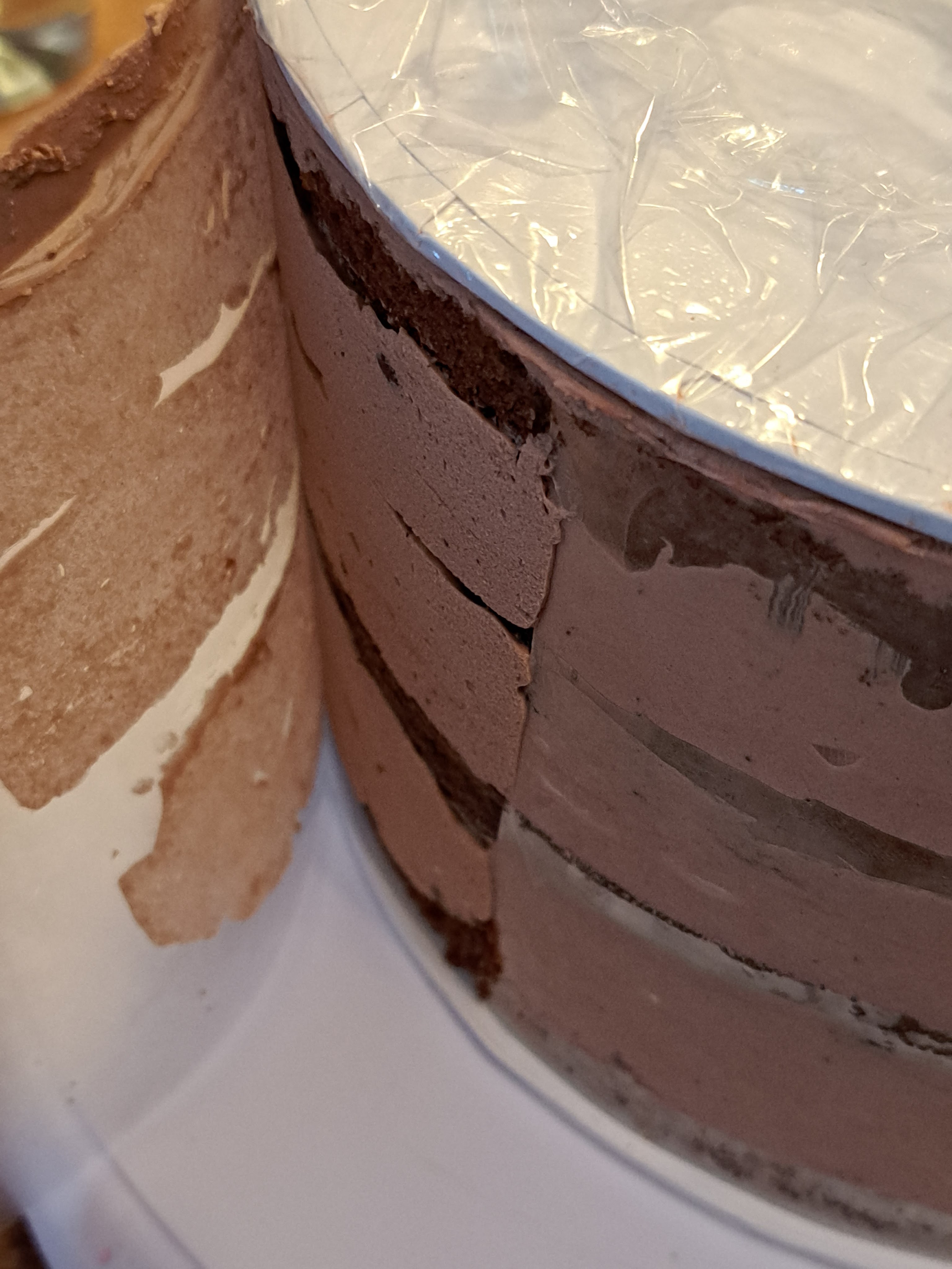 Ухае на...Зелено кадифе страциатела и чийз крем шоколадов мус