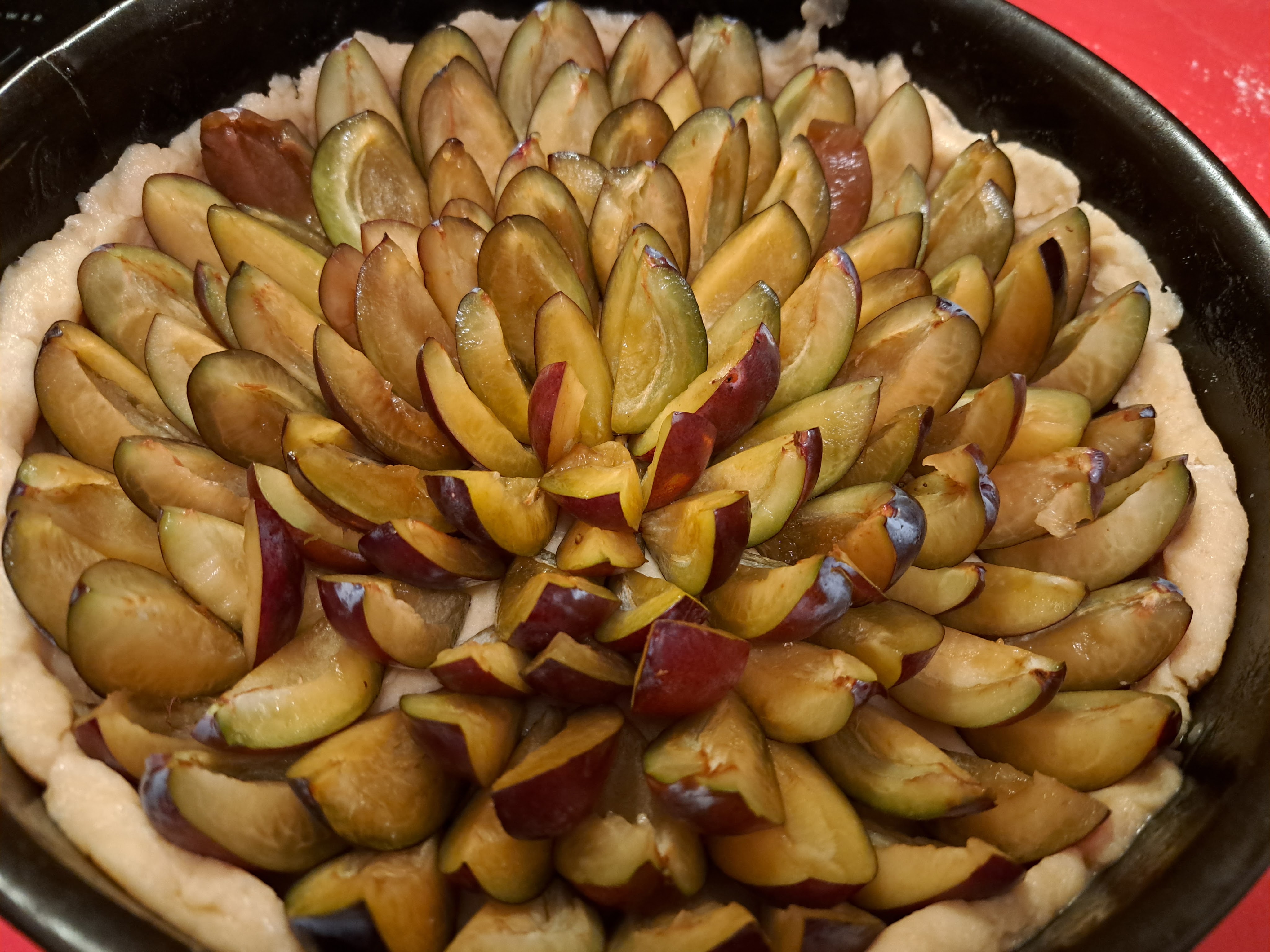 Ухае на... Elsässer Zwetschgentarte Елзаска тарта със сини сливи