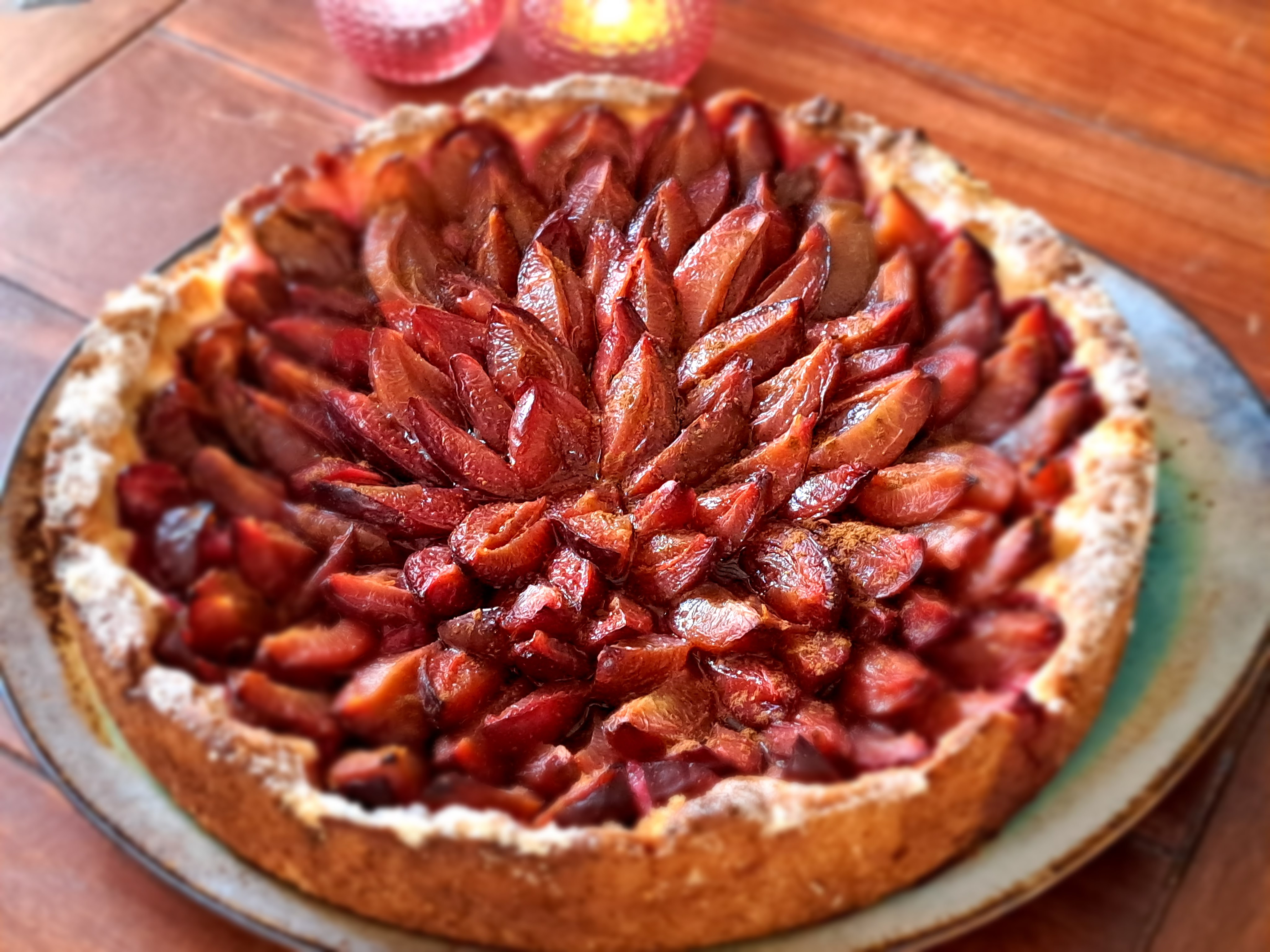 Ухае на... Elsässer Zwetschgentarte Елзаска тарта със сини сливи