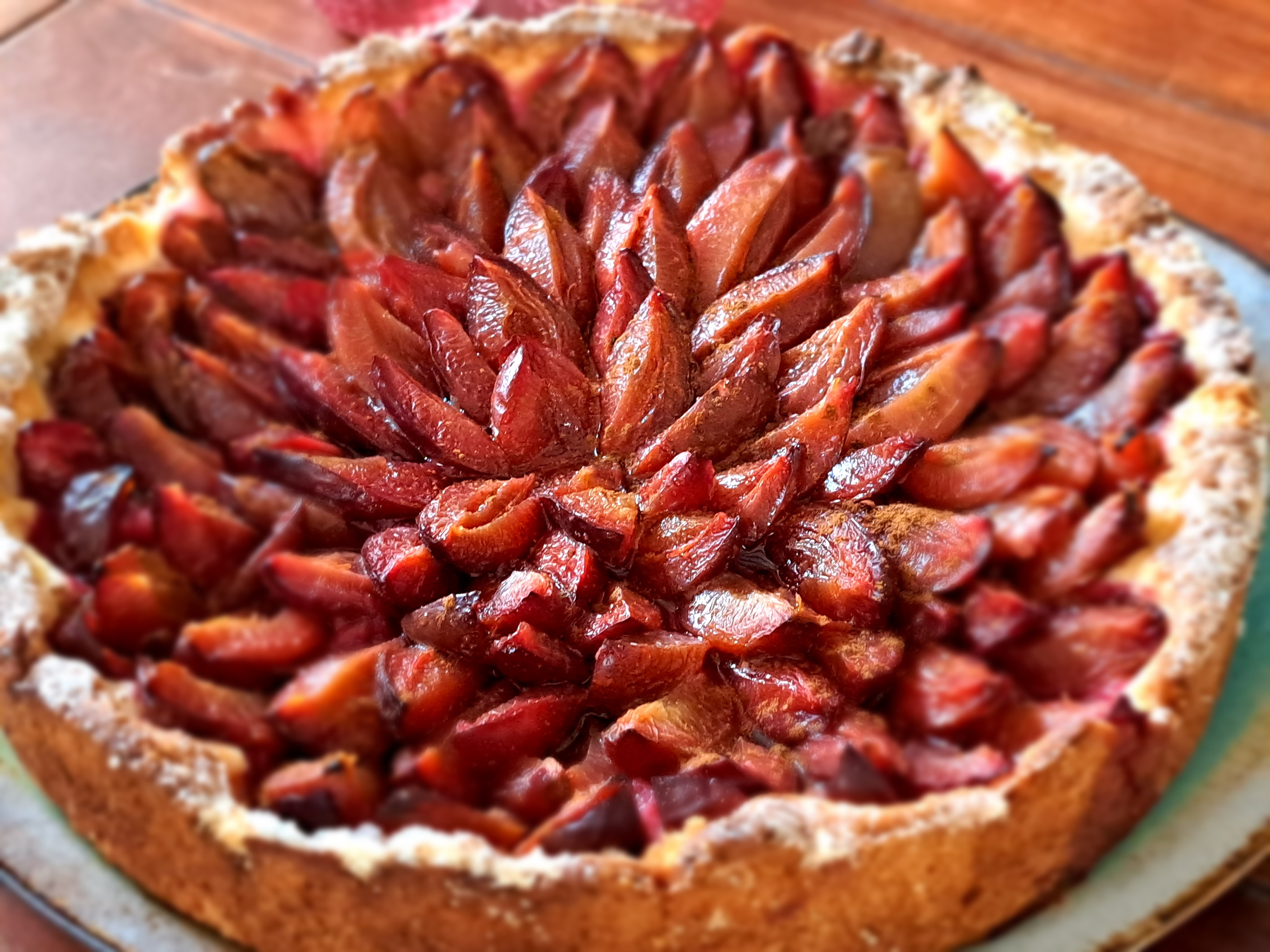 Ухае на... Elsässer Zwetschgentarte Елзаска тарта със сини сливи