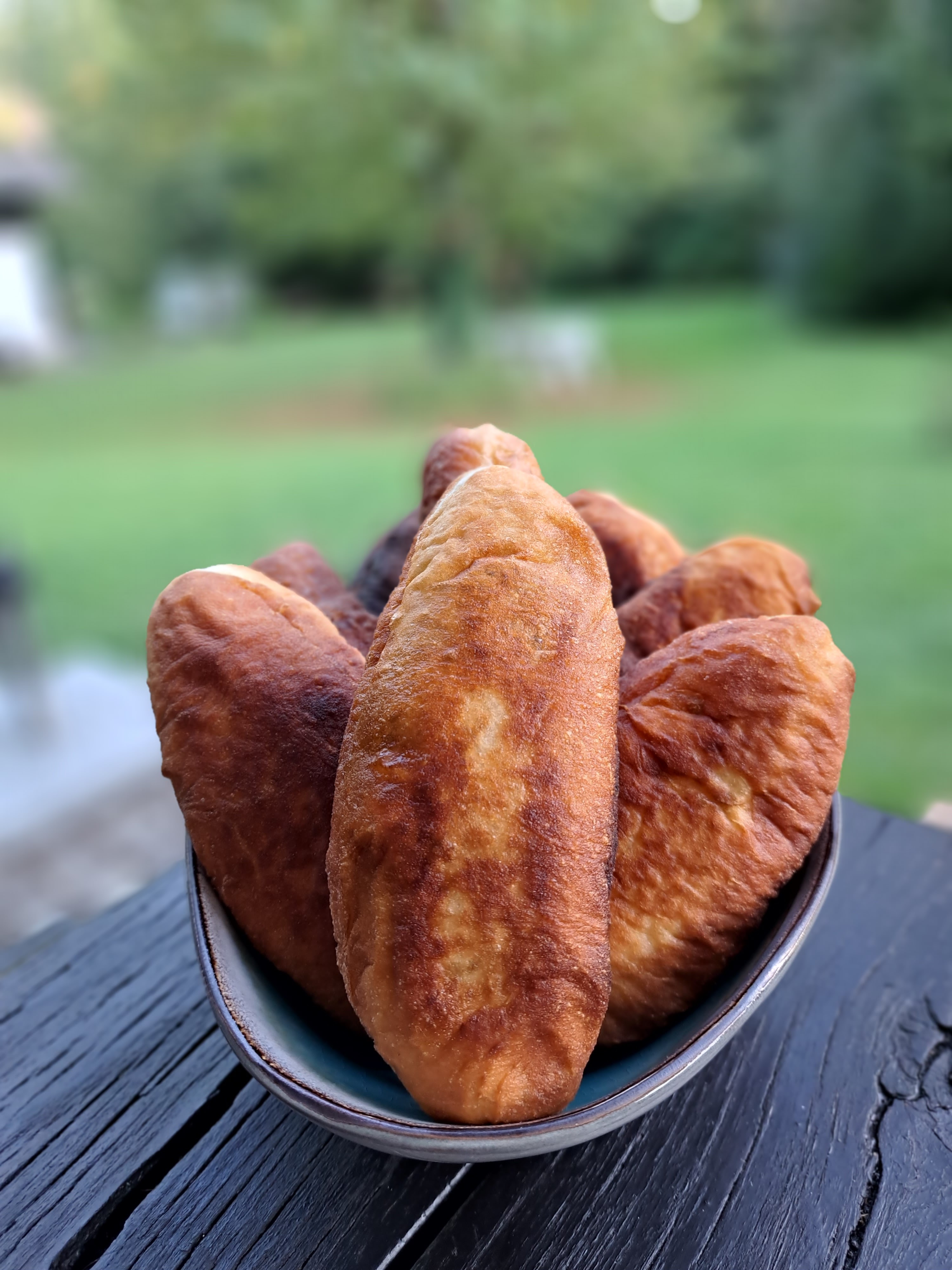 Ухае на... Украински пирожки Пирiжки Pyrischky Ukrainische Piroggen