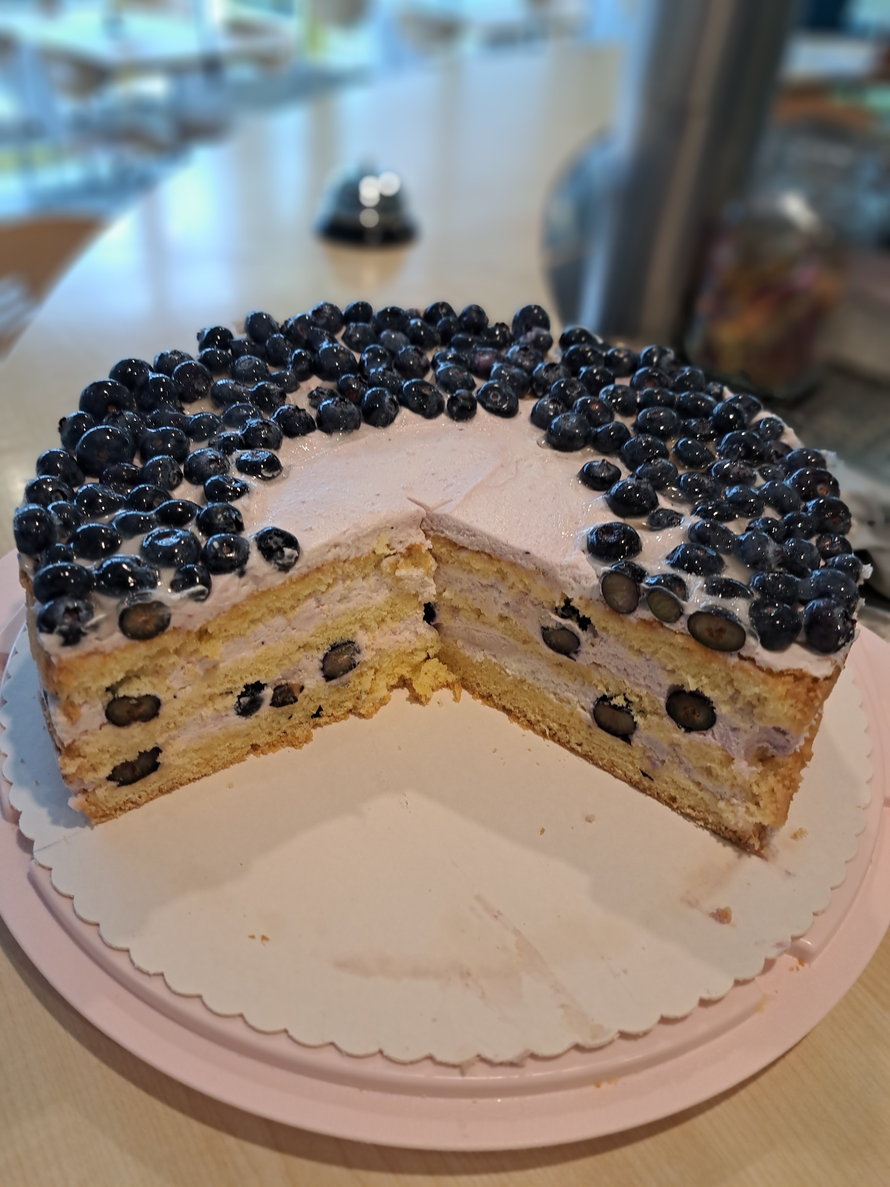 Ухае на... Торта с извара и боровинки Heidelbeertorte mit Quark