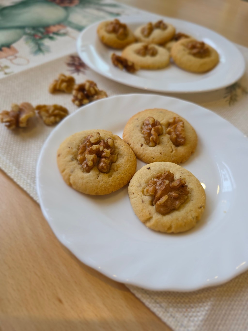 Орехово-марципанови бисквитки Walnuss-Marzipan Plätzchen