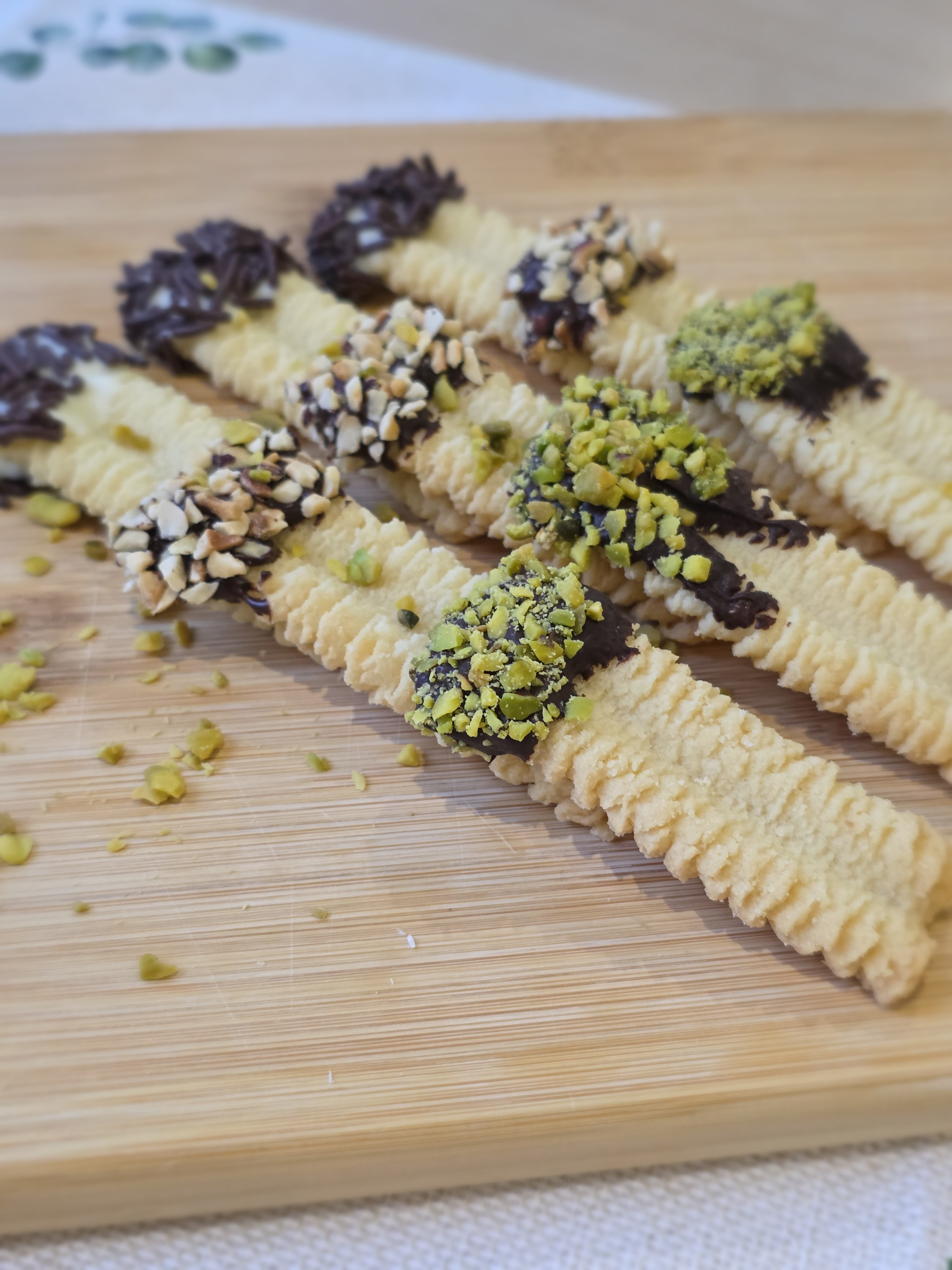 Ухае на.... Шприцовани сладки с мелачката за месо Spritzgebäck mit Fleischwolf